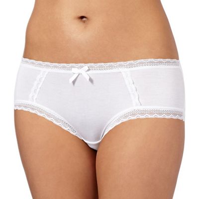 Debenhams White super soft 'MicroModal' shorts